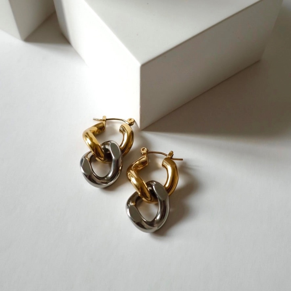 Chain Hoop Earrings